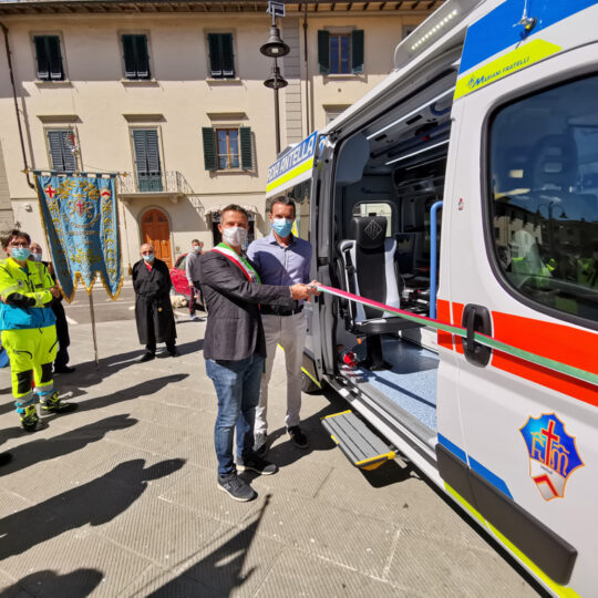Nuova ambulanza Misericordia Antella